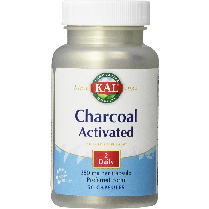 KAL Charcoal Activated, 50 Capsules