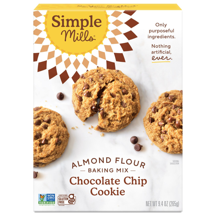 Simple Mills Chocolate Chip Cookie Mix, 9.4 oz.