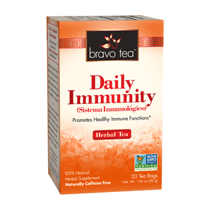 Bravo Tea Daily Immunity, 20 Tea Bags