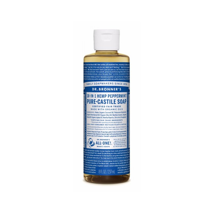 Dr. Bronner's Pure-Castile Liquid Soap, Peppermint