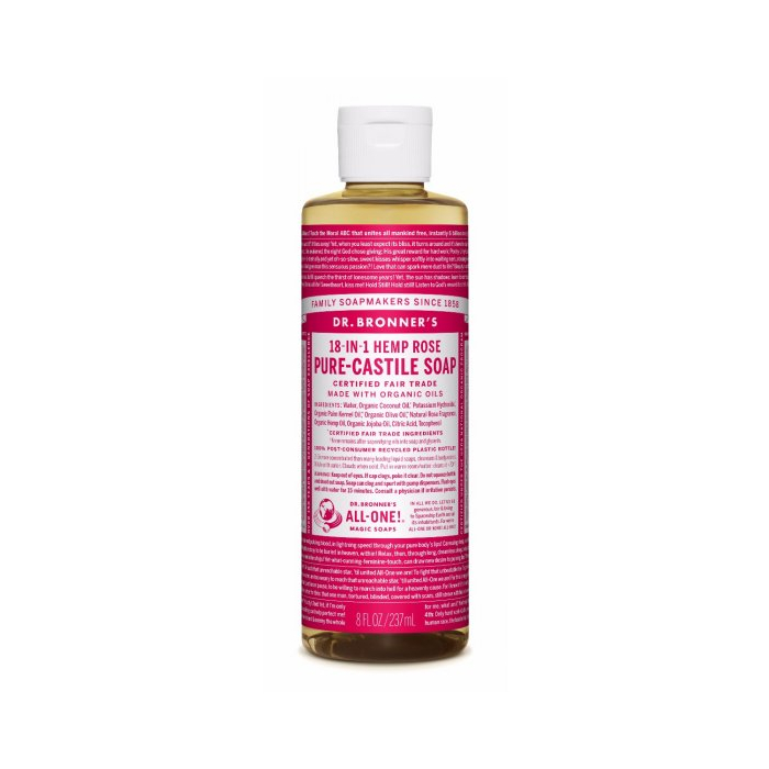 Dr. Bronner's Rose Pure-Castile Liquid Soap