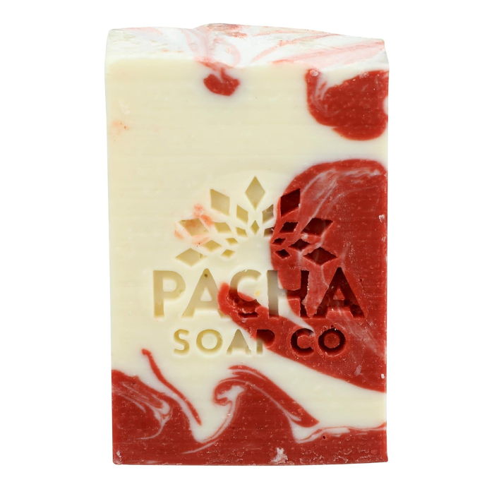 Pacha Soap Co. Peppermint Bar Soap - Front view