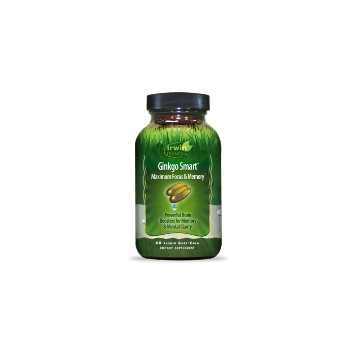 Irwin Naturals Ginkgo Smart, 60 Softgels