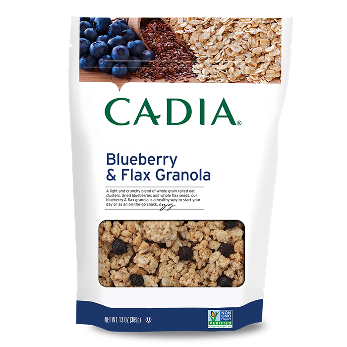 Cadia Blueberry and Flax Granola, 13 oz.