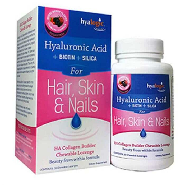 Hyalogic HA Collagen Builder, Mixed Berry Flavor, 30 Chewable Lozenges