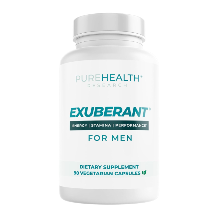 Pure Health Research Exuberant for Men - Front view