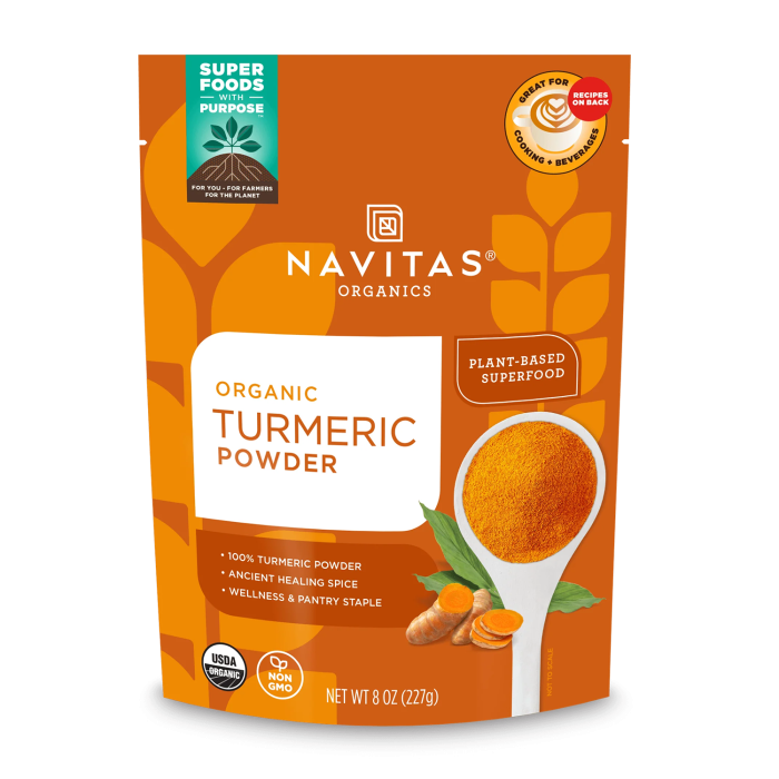 Navitas Organics Turmeric Powder - Front view