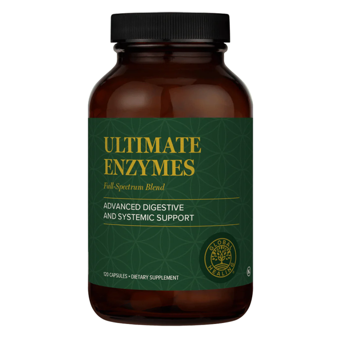 Global Healing Ultimate Enzymes - Front view