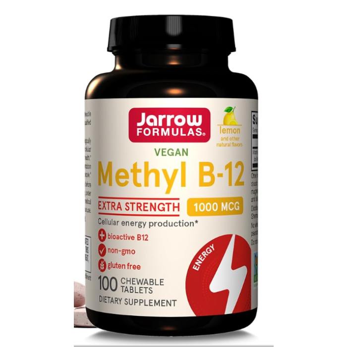 Jarrow Methyl B-12, Lemon Flavor, 100 Lozenges