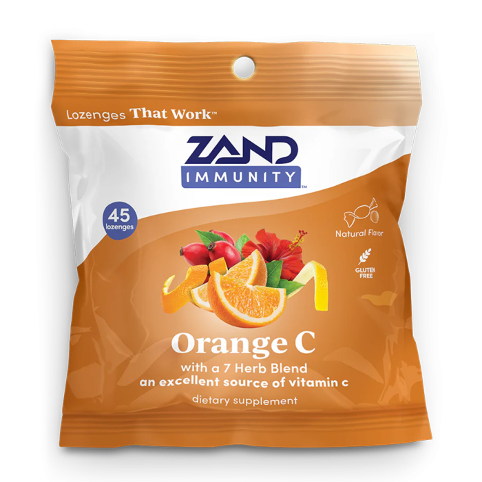 Zand Immunity Orange C Lozenges - Front view