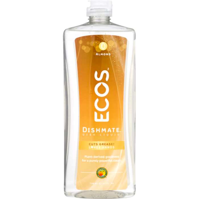 ECOS Dishmate Dish Soap, Almond, 25 fl. oz.