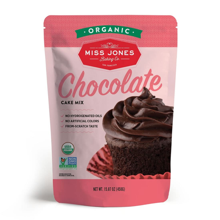 Miss Jones Baking Co. Organic Chocolate Cake Mix - Front view