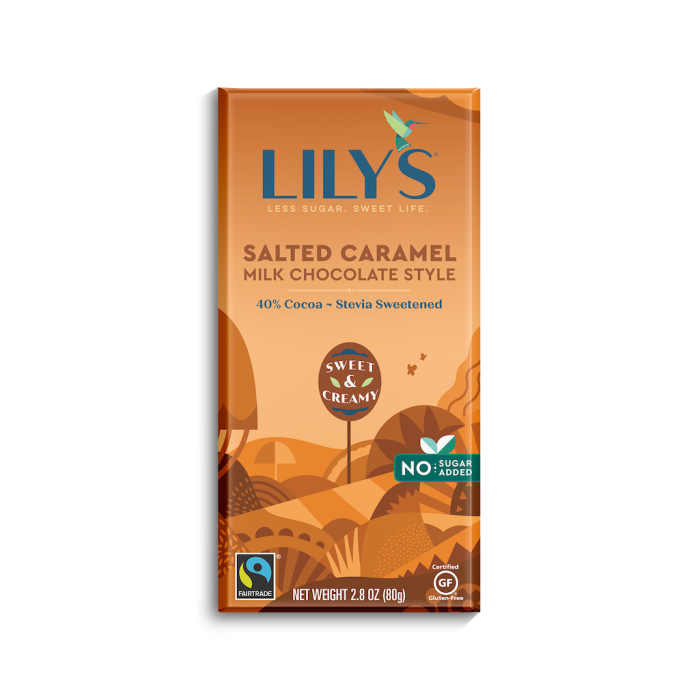 Lily's Salted Caramel Milk Chocolate Style Bar