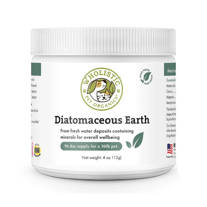 Wholistic Pet Organics Diatomaceous Earth - Front view