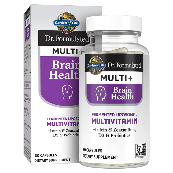 Garden of Life Dr. Formulated-Multi Plus-Brain Health - Front view