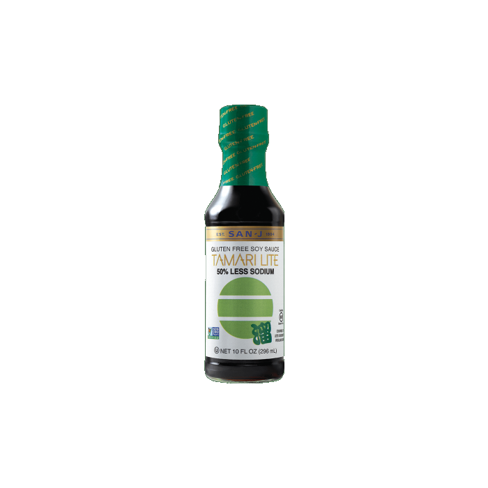 San-J Tamari Lite Soy Sauce, 50% Less Sodium, 10 fl. oz.