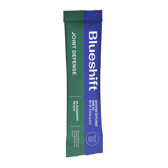 Blueshift Nutrition Joint Defense Blackberry Peach Packet - Front view