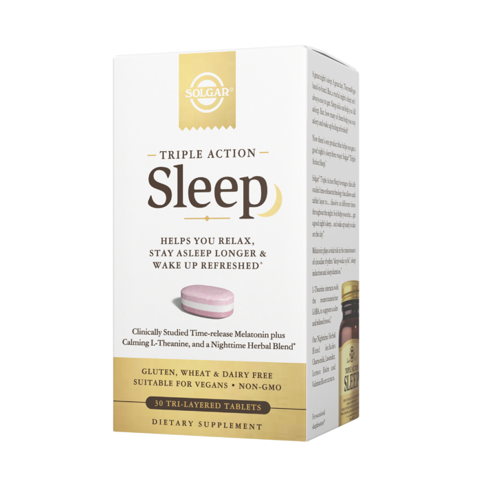 Solgar Triple Action Sleep Tri-Layer Tablets