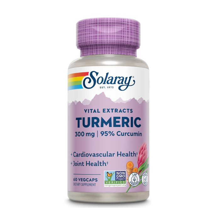 Solaray Turmeric Root Extract, 300mg, 60 Vegetarian Capsules