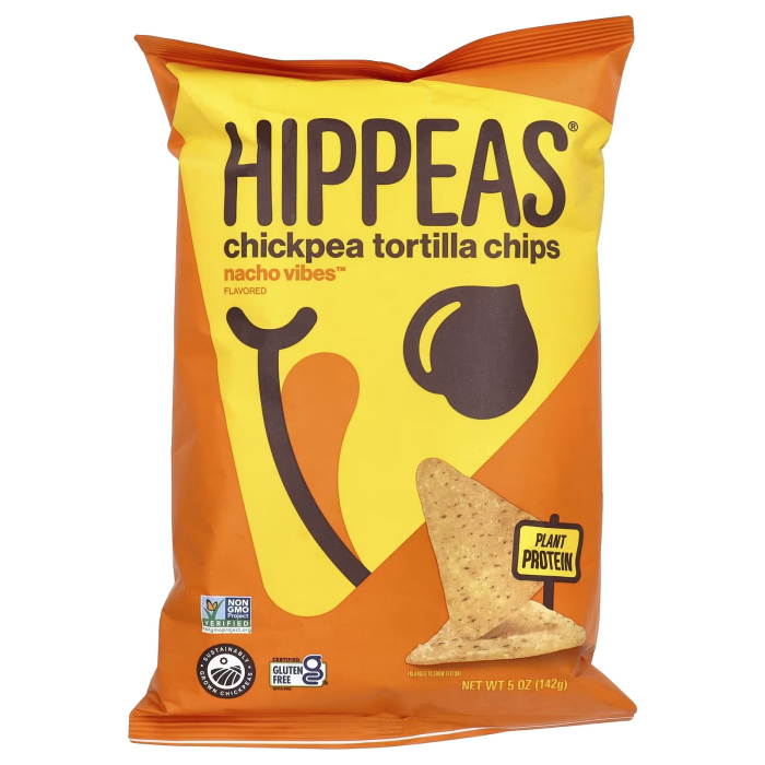 Hippeas Nacho Vibes Tortilla Chips - Front view