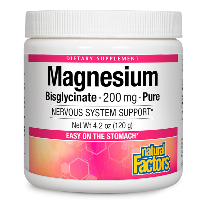 Natural Factors Magnesium Bisglycinate - Front view