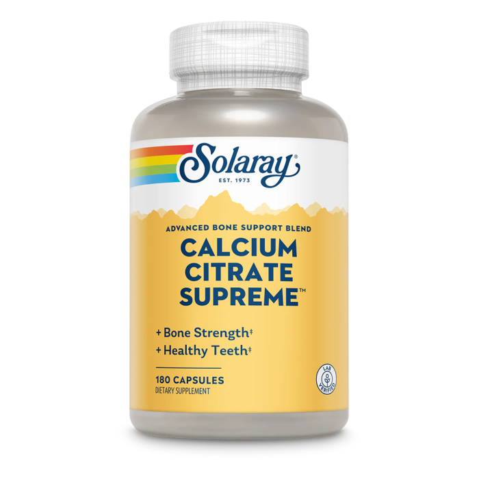 Solaray Calcium Citrate Supreme - Front view