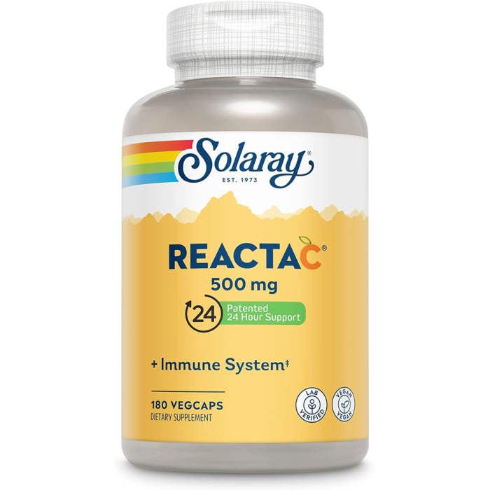 Solaray Reacta-C, 500mg - Front view