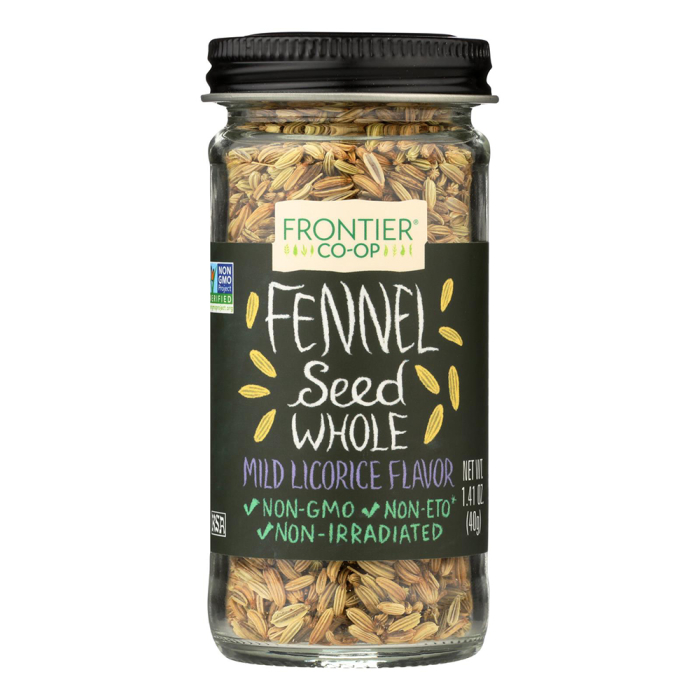 Frontier Co-op Fennel Seed Whole - Front view