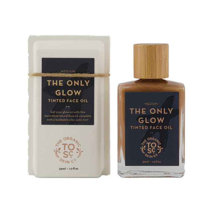 The Organic Skin Co The Only Glow Tinted Face Oil Medium - Front view