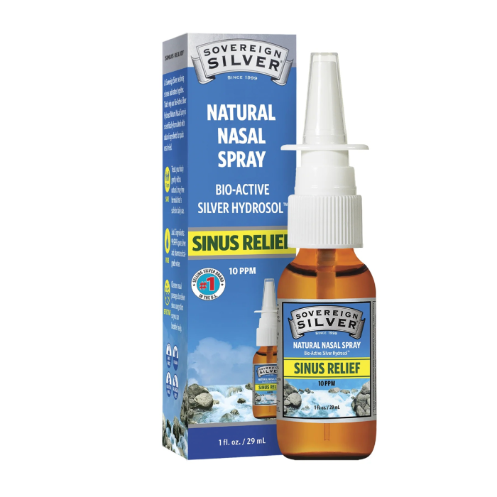 Sovereign Silver Multi-Symptom Sore Throat Spray - Front view