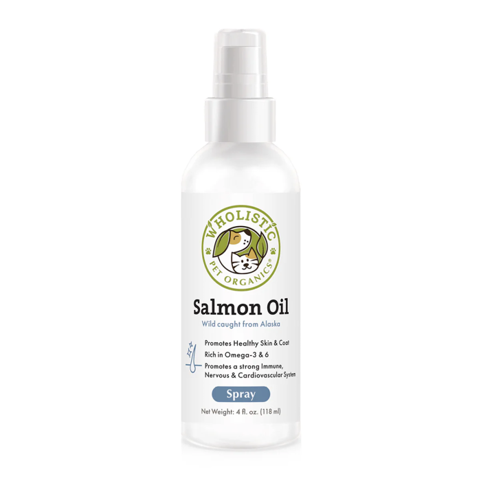 Wholistic Pet Organics Wild Salmon Oil Spray - Front view