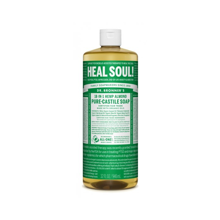 Dr. Bronner's Almond Pure-Castile Liquid Soap