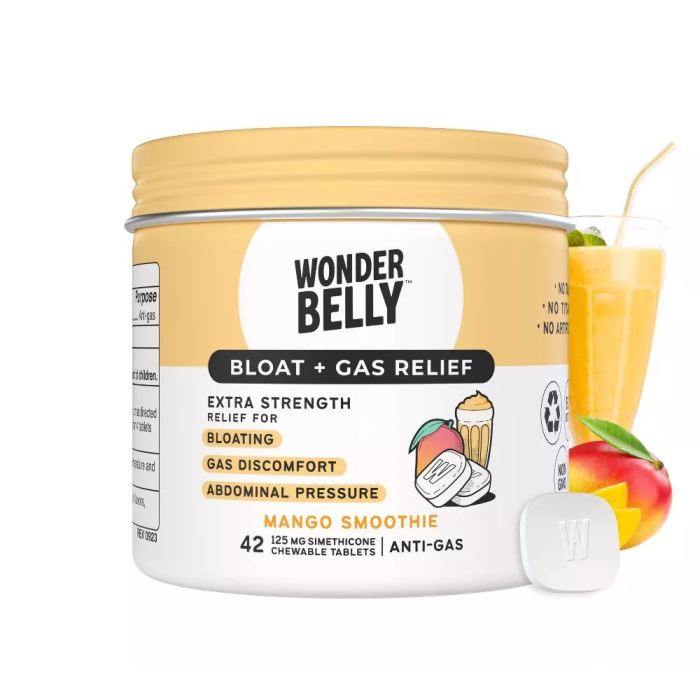 Wonderbelly Mango Smoothie Bloat + Gas Relief - Front view