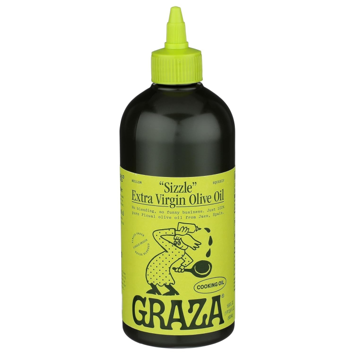 Graza Sizzle Extra Virgin Olive Oil - Front view