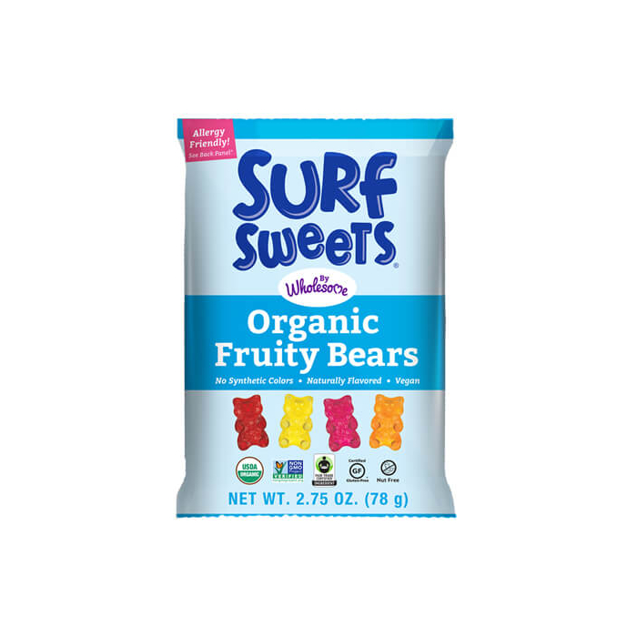 Wholesome Surf Sweets Organic Fruity Bears