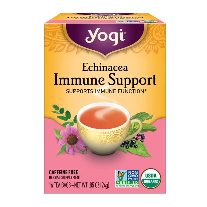 Yogi Tea Echinacea Immune Support, 16 Tea Bags