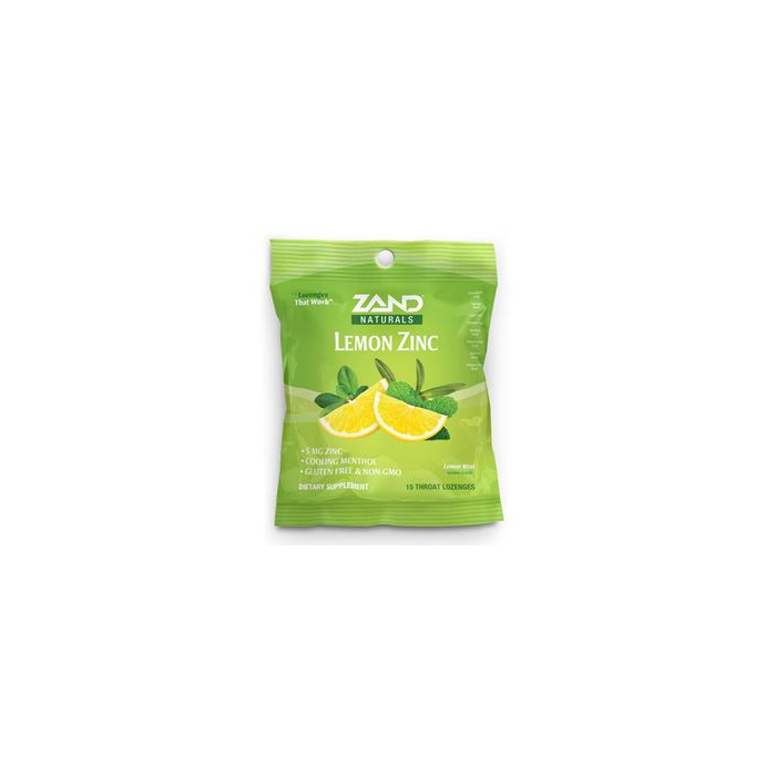 Zand Lemon Zinc HerbaLozenge, 15 Lozenges