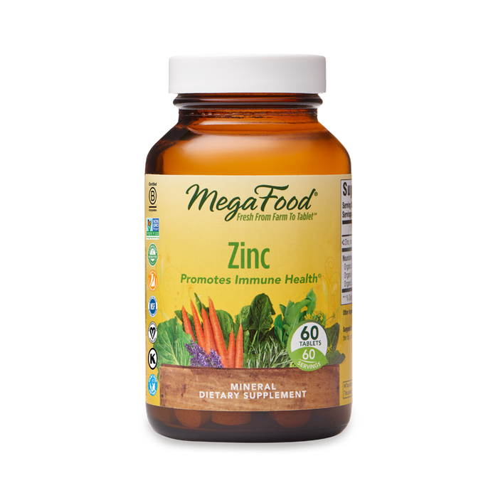 MegaFood Zinc, 60 Tablets