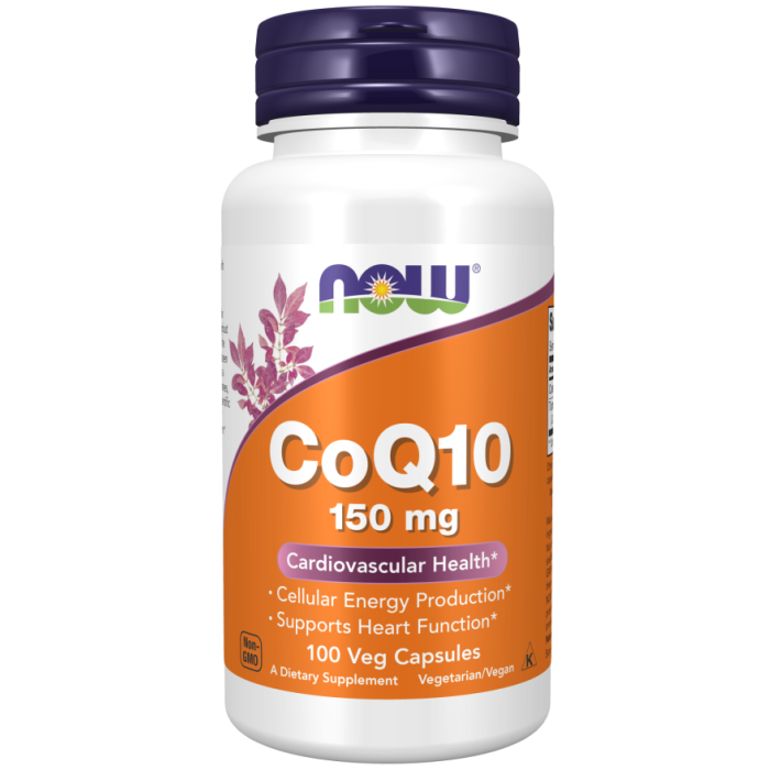 NOW Foods CoQ10 150 mg - 100 Veg Capsules
