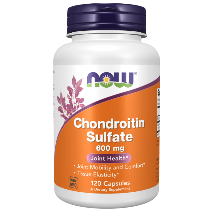 NOW Foods Chondroitin Sulfate 600 mg - 120 Capsules