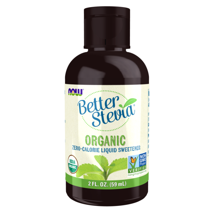 NOW Foods BetterStevia® Liquid, Organic - 2 fl. oz.