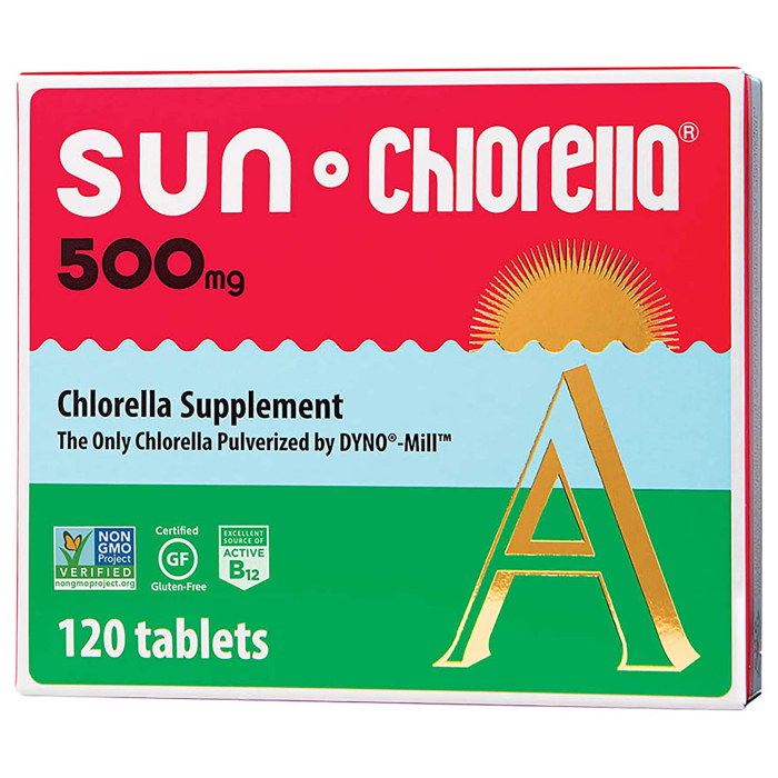 Sun Chlorella "A" 500 mg Tablets, 120 Tablets