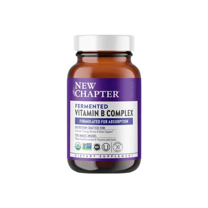 New Chapter Fermented Vitamin B Complex, 30 Capsules