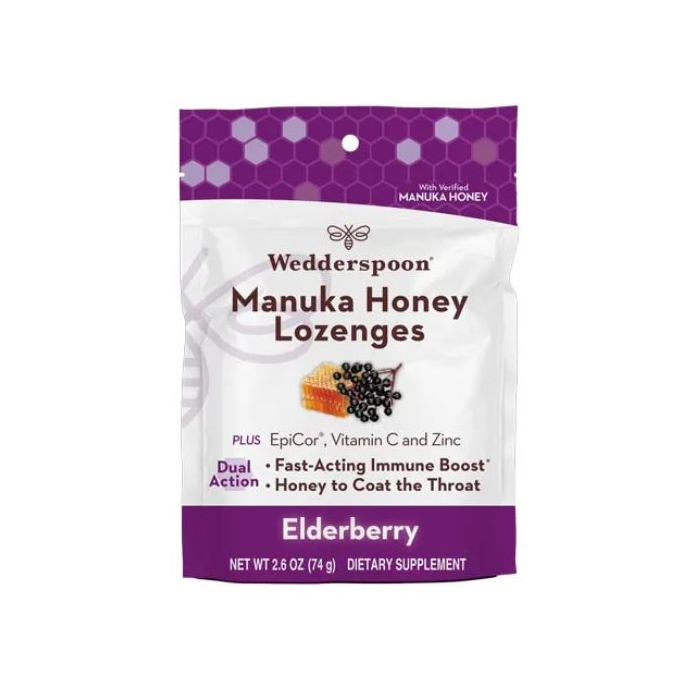Wedderspoon Manuka Honey Lozenges Edlerberry - Main
