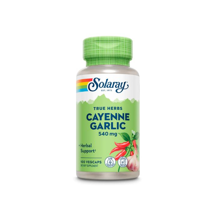Solaray Cayenne Garlic - Main
